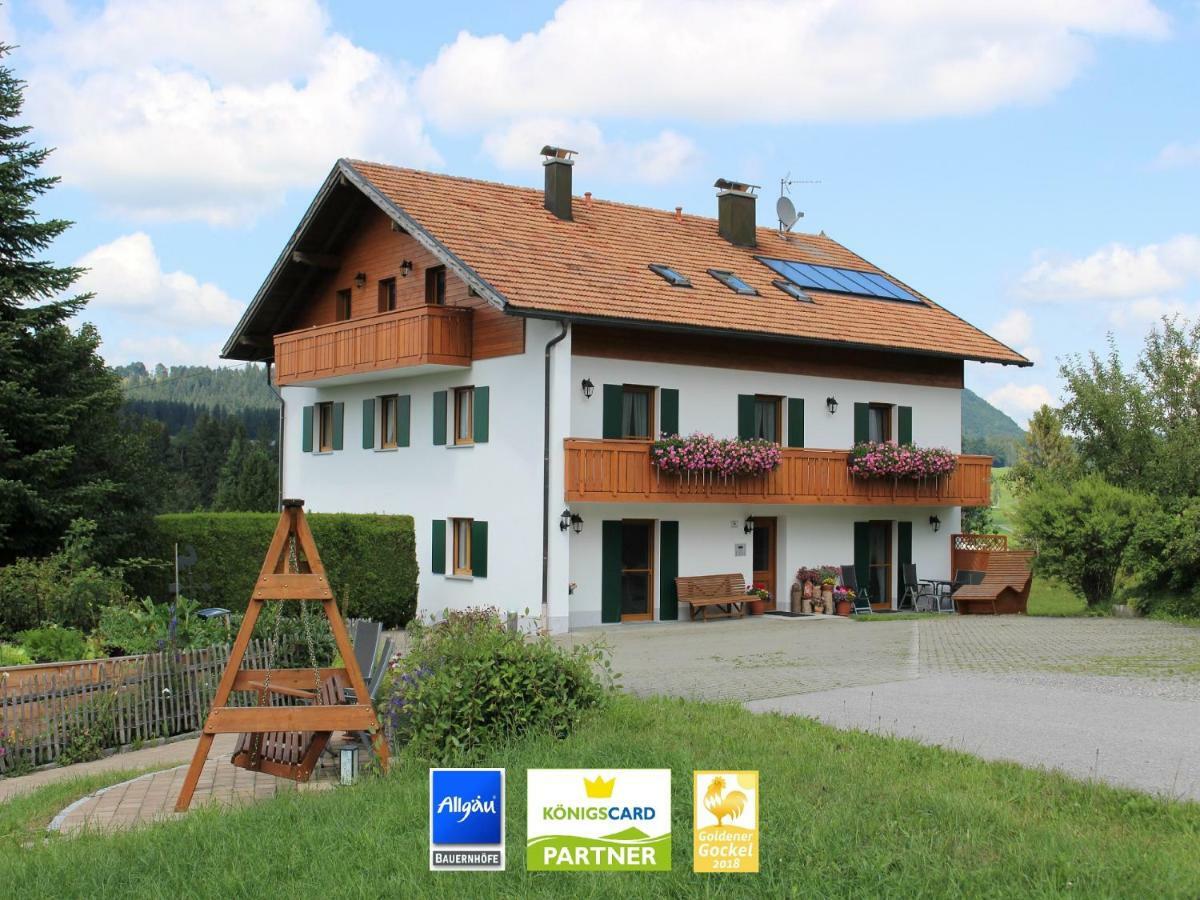 Apartmán Ferienhof Hefele Hopferau Exteriér fotografie